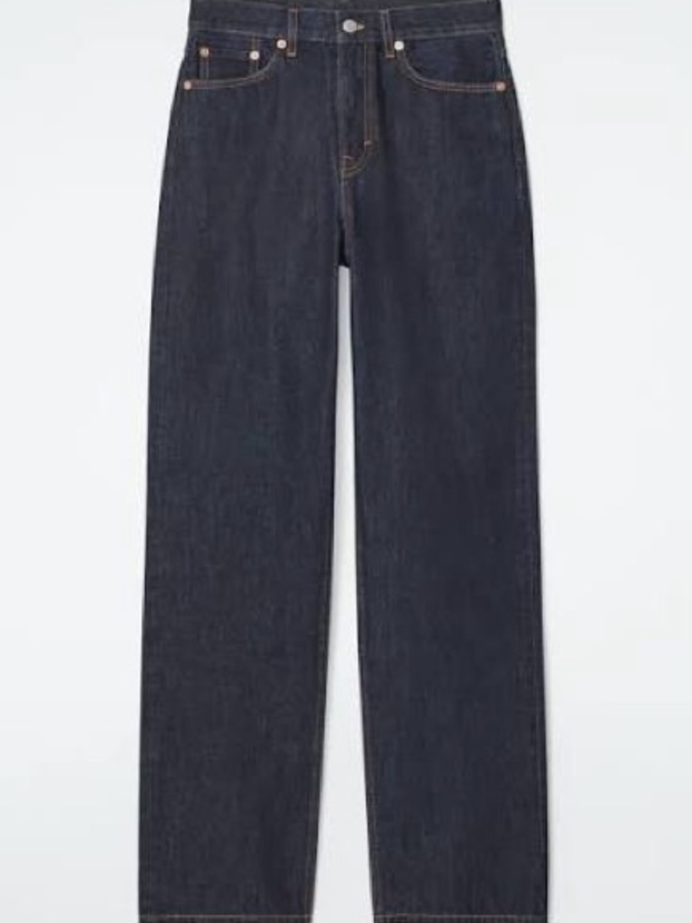 COS Column Straight Jeans in Dark Indigo